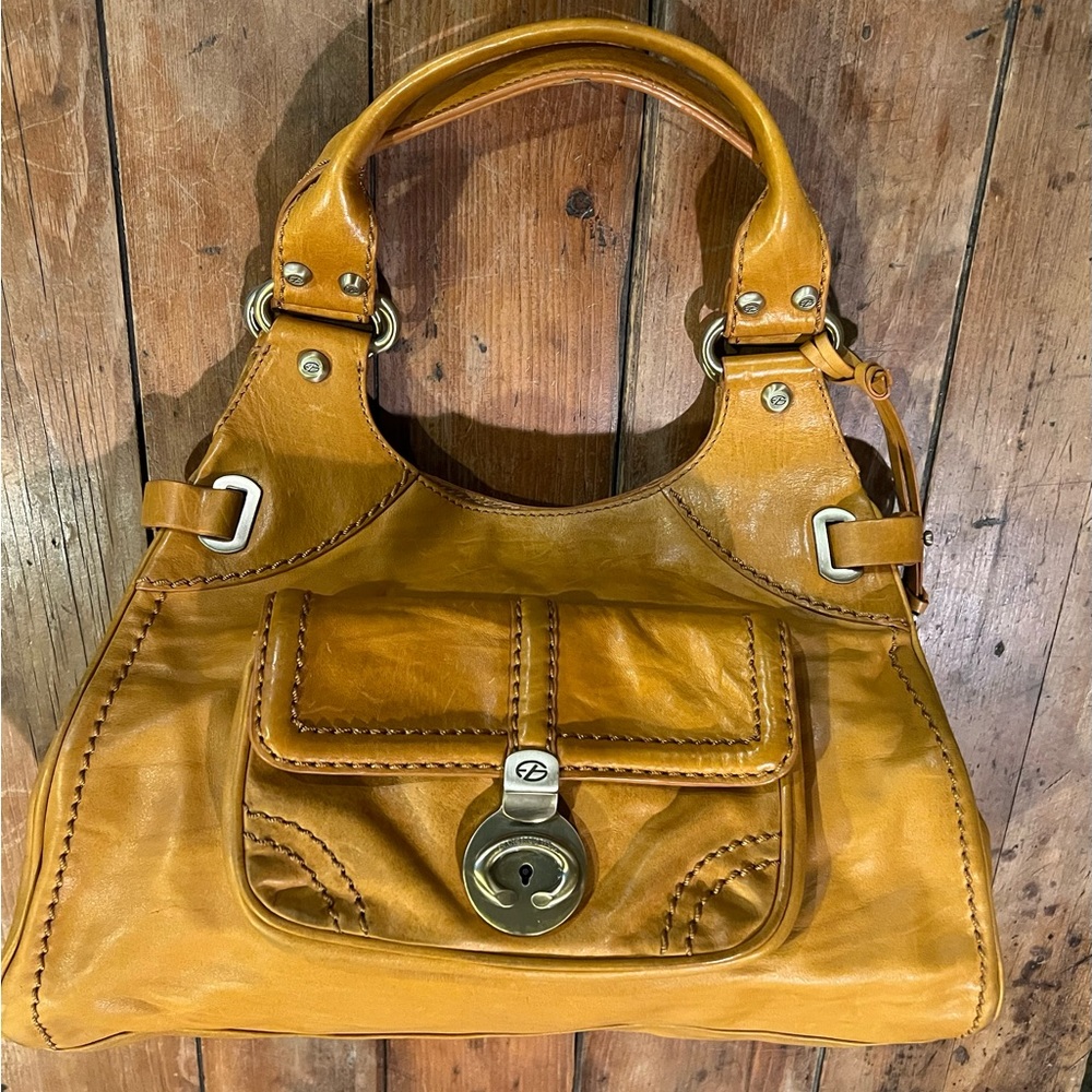 Francesco Biasia Leather Shoulder Bag - Picture 2 of 15